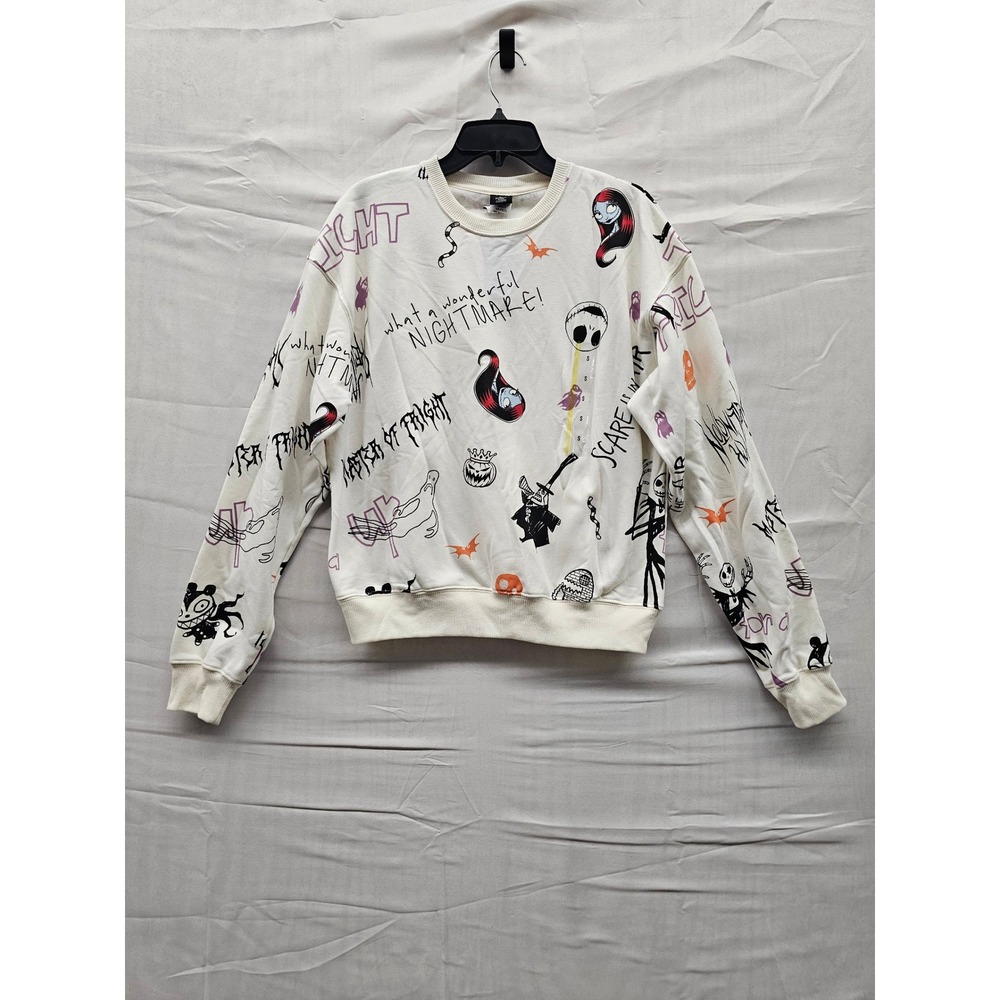 Disney Nightmare Before Christmas Sweatshirt Jack Skellington All Over Print S